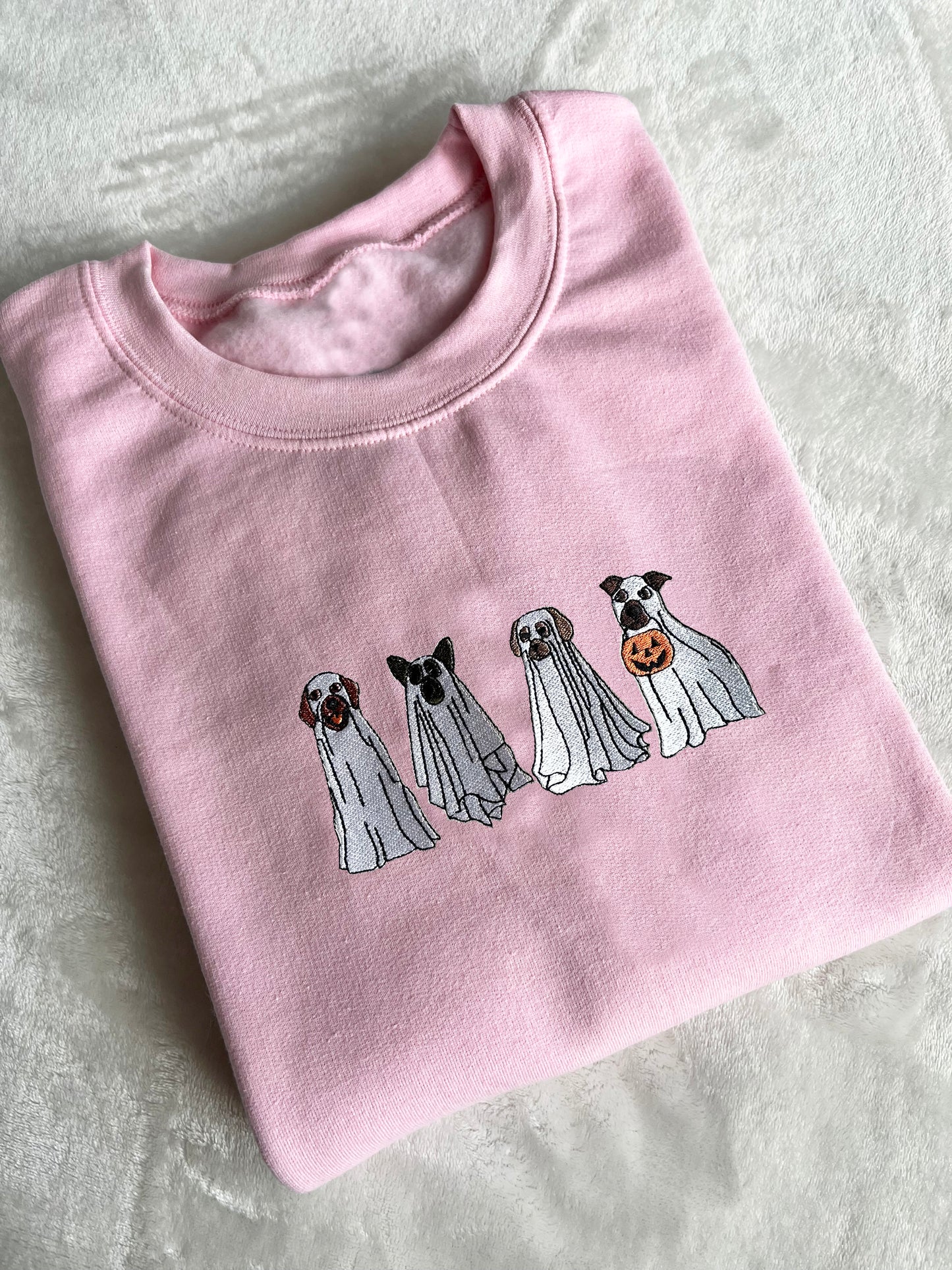 Dog Ghost Halloween Sweatshirt