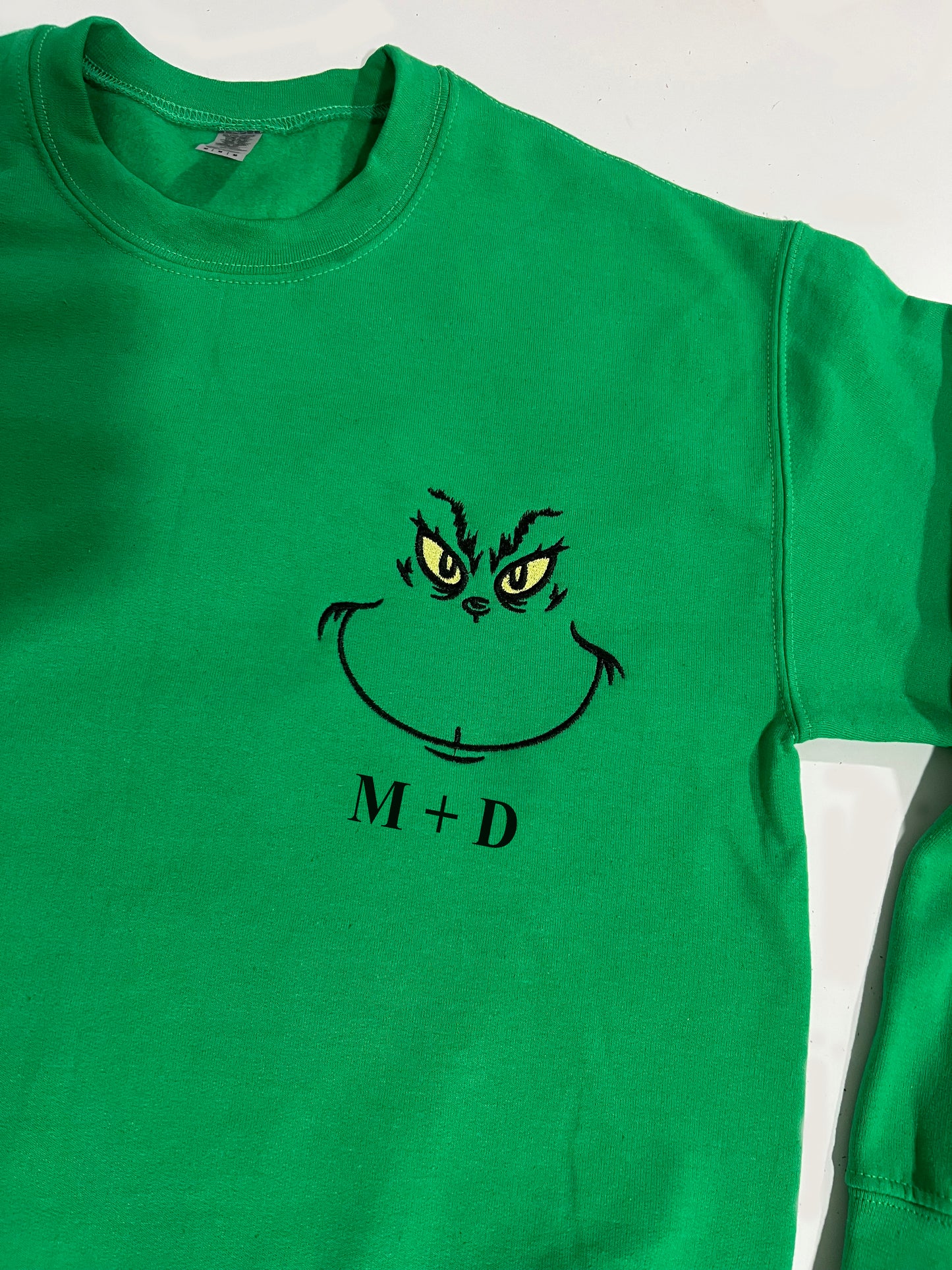 Grinch Embroidered Sweatshirt