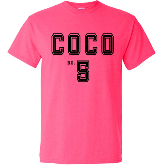 Coco No5 Neon Unisex Shirt