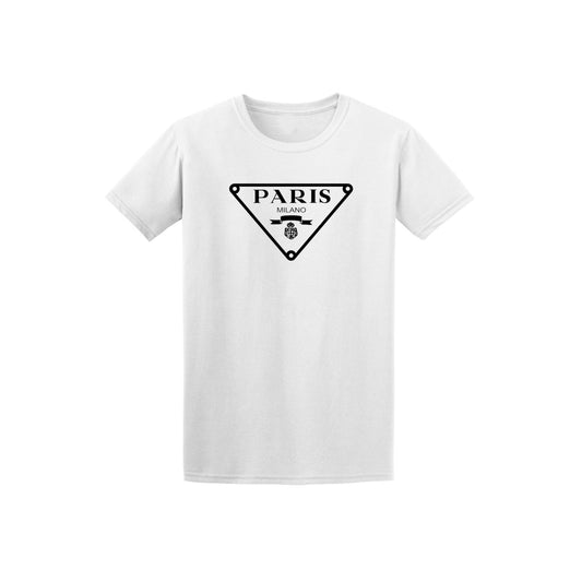 PARIS Black White T Shirt Cute Designer Fashion Milano Marfa Style Cotton Shirt
