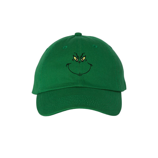 Cute Grinch Christmas Embroidered Dad Hat Designer Cap Baseball Cap