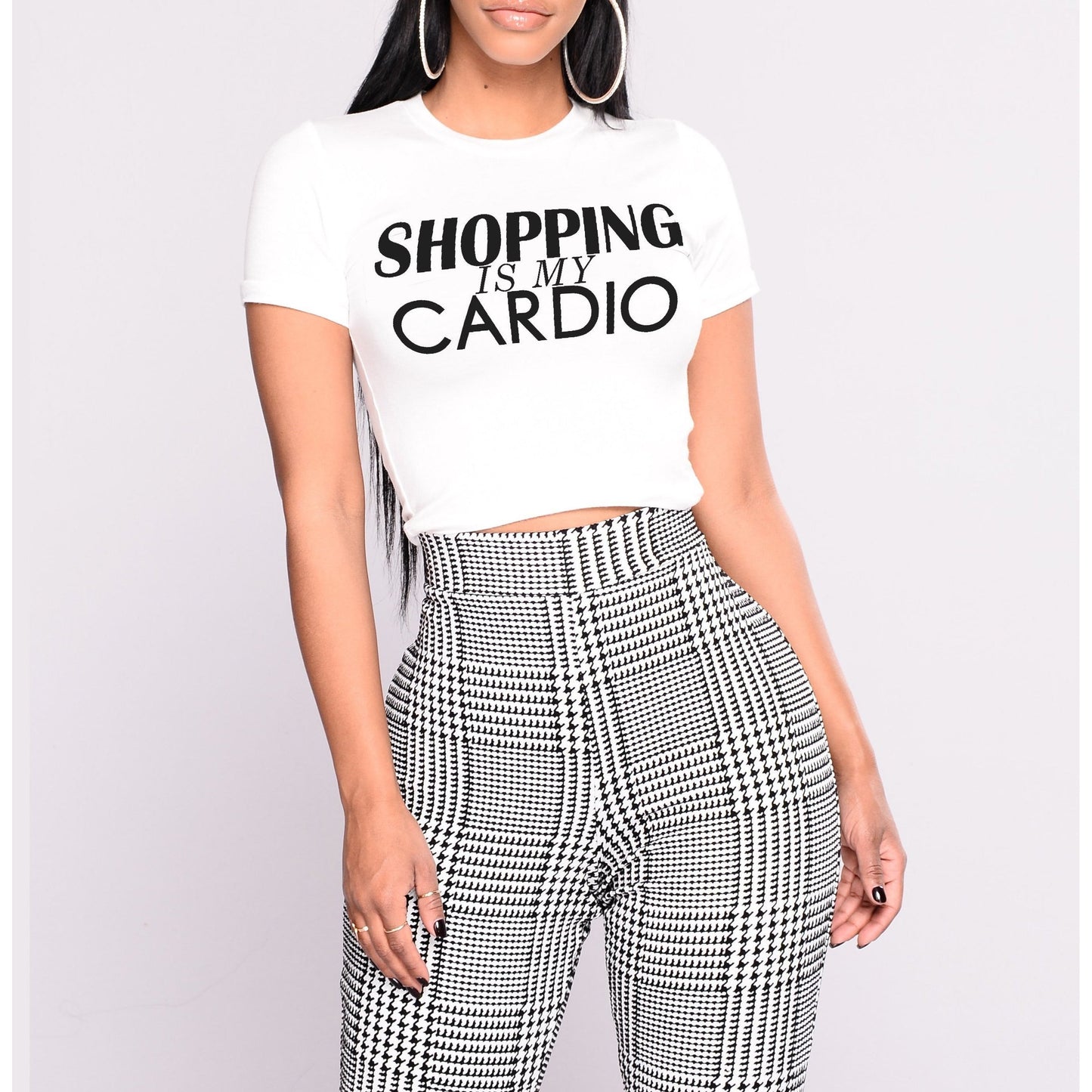 Shopping Is Cardio Ladies Shirt